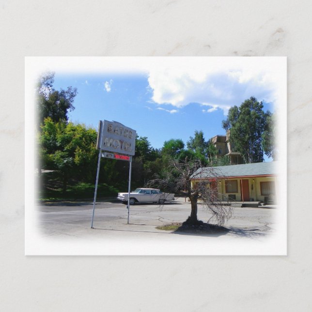 Cartão Postal Cartão-postal legal para automóveis e motel! (Frente)
