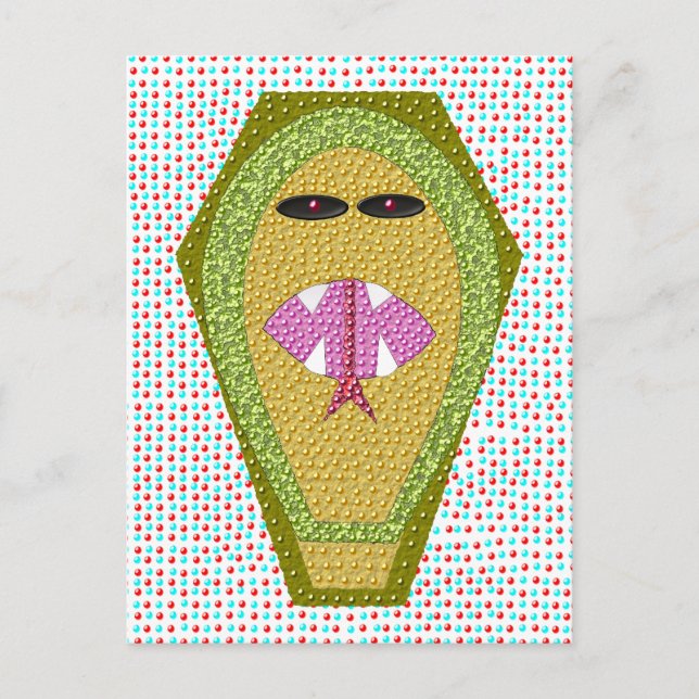 Cartão Postal Cartão-postal letal egípcio Cobra (Frente)