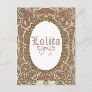 Cartão Postal Cartão-postal Lolita Rosa