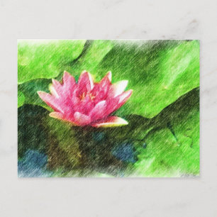 Cartão Postal Cartão-postal Lotus Flower