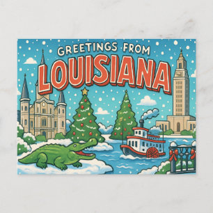 Cartão Postal Cartão-postal LOUISIANA