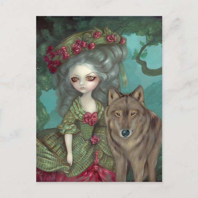 Cartão Postal Cartão-postal "Loup-Garou: La Foret" (Frente)