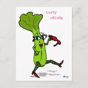 Cartão Postal Cartão-postal Lusty Celery