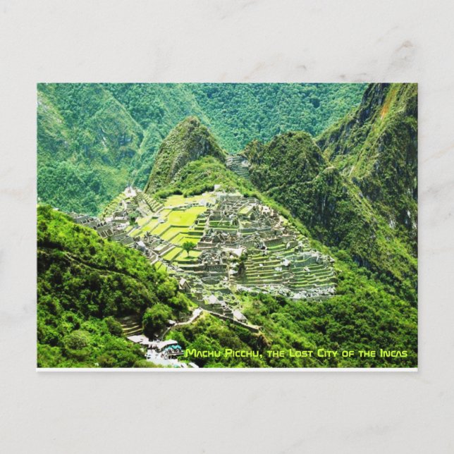 Cartão Postal Cartão-postal Machu Picchu (Frente)