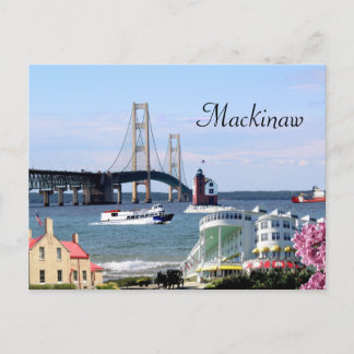 Cartão Postal Cartão-postal Mackinaw