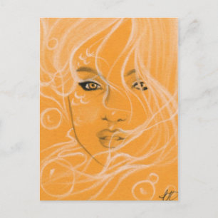 Cartão Postal Cartão-postal Mágico Sereia