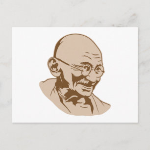Cartão Postal Cartão-postal Mahatma Gandhi