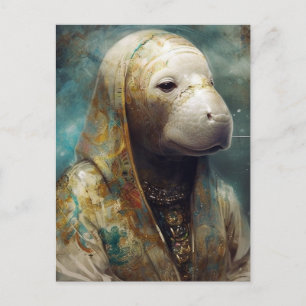 Cartão Postal Cartão-postal Manatee Nun