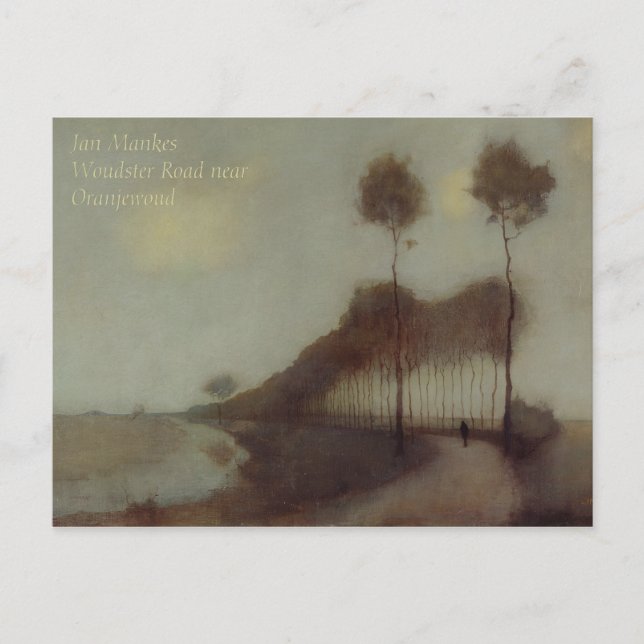 Cartão Postal Cartão-postal Mankes Woudster Road Oranjewoud CC06 (Frente)