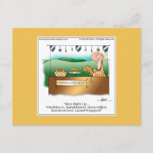 Cartão Postal Cartão-postal MANNA-PRENEUR de abril McCallum