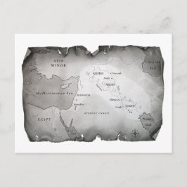 Cartão Postal Cartão-postal MAPA DE MESOPOTAMIA