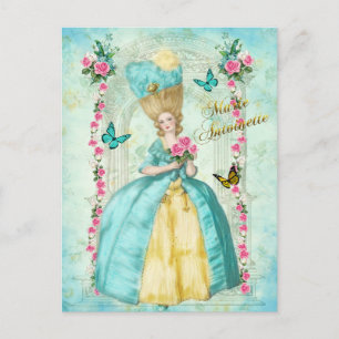 Cartão Postal Cartão-postal Marie Antoinette Romantic Mint Drea