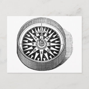 Cartão Postal Cartão-postal - Mariner Compass