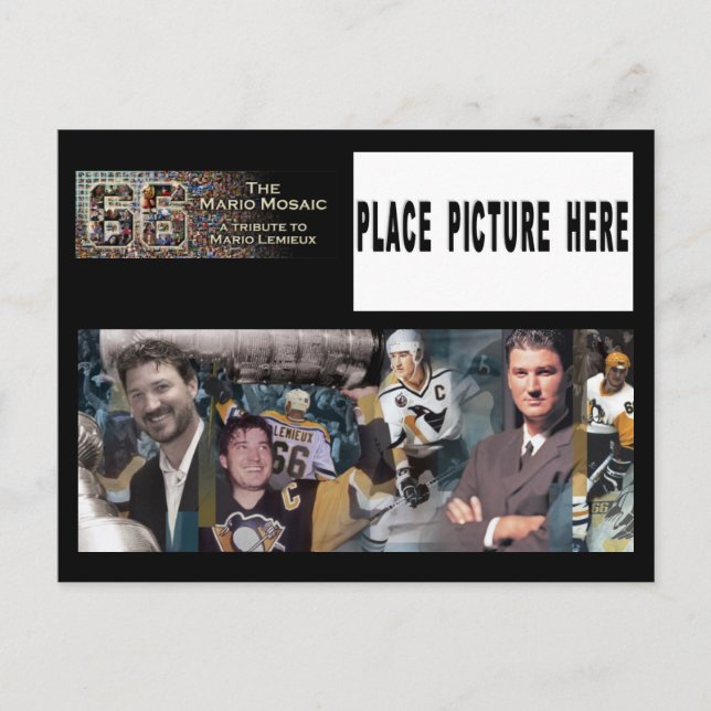 Cartão Postal Cartão-postal Mario Mosaic com foto individual (Frente)