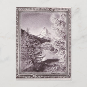 Cartão Postal Cartão-postal Matterhorn