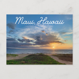 Cartão Postal Cartão-postal Maui Hawaii Aloha Sunset Beach