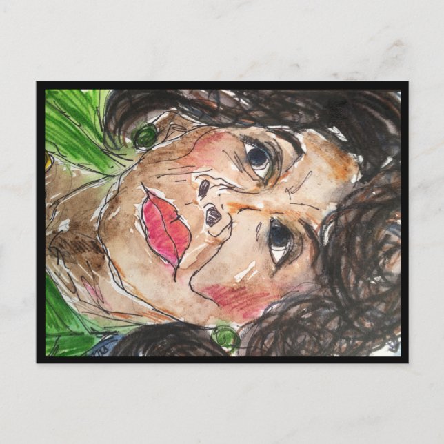 Cartão Postal Cartão-postal Maxine Waters (Frente)