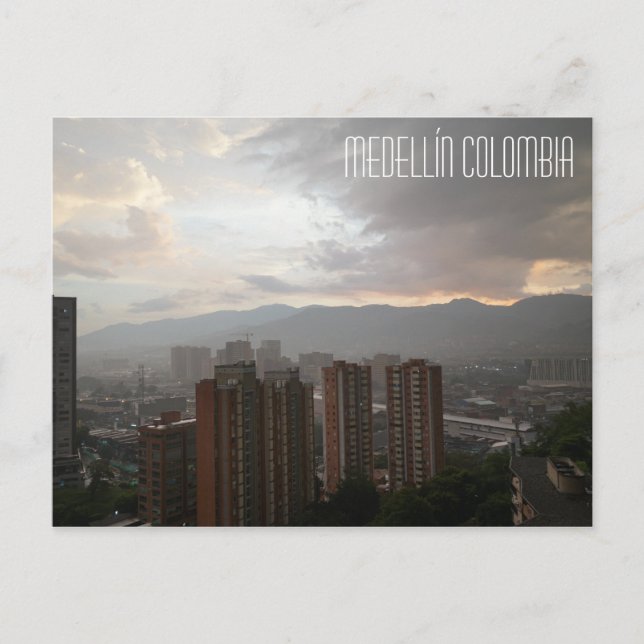 Cartão Postal Cartão-postal Medellín Colombia (Frente)