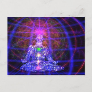 Cartão Postal Cartão-postal MeditaçãoMan