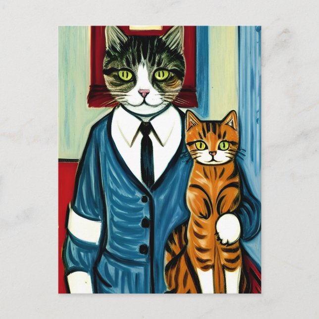 Cartão Postal Cartão-postal Meow (Frente)