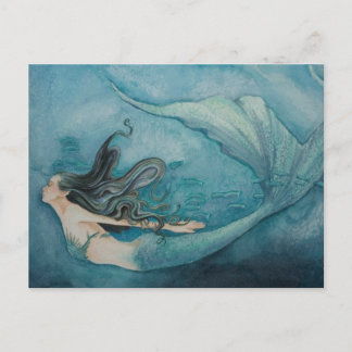 Cartão Postal Cartão-postal Mermaid