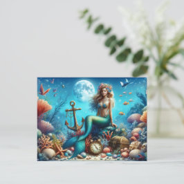 Cartão Postal Cartão-postal Mermaid