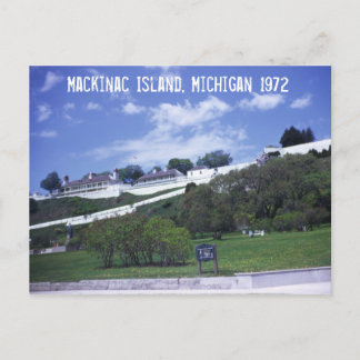 Cartão Postal Cartão-postal Michigan da Ilha Mackinac