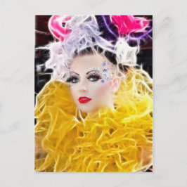 Cartão Postal Cartão-postal Modelo Bella Fashionista