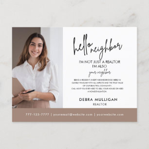 Cartão Postal Cartão-postal Moderno do Corretor Imobiliário