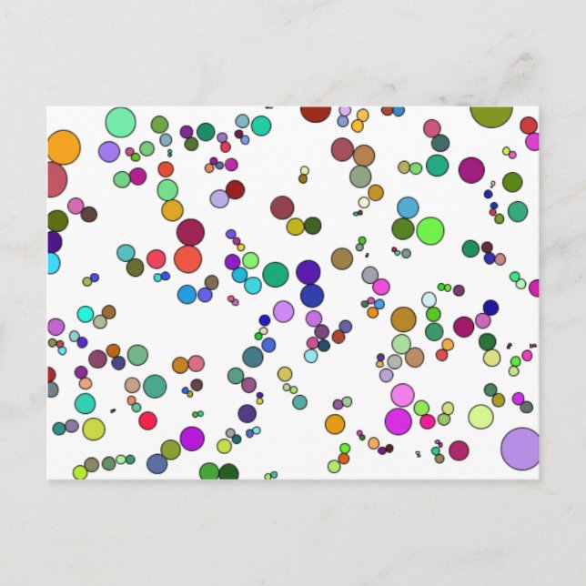 Cartão Postal Cartão-postal Moléculas (Frente)