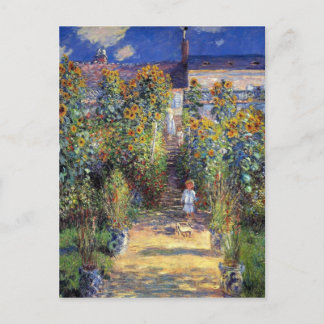 Cartão Postal Cartão-postal Monet, "O Jardim do Artista em Véthe