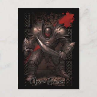 Cartão Postal Cartão-postal monstro - Golem de Ferro