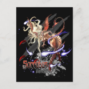 Cartão Postal Cartão-postal monstro - Sedução de Succubus
