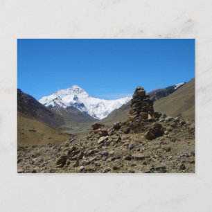 Cartão Postal Cartão-postal Monte Everest