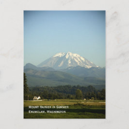Cartão Postal Cartão-postal Monte Rainier no Verão