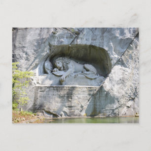 Cartão Postal Cartão-postal Monumento De Leão, Luzerna, Suiça