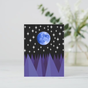 Cartão Postal Cartão-postal Moon Starlight