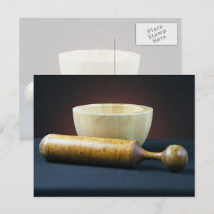 Cartão Postal Cartão-postal Mortar e Pestle