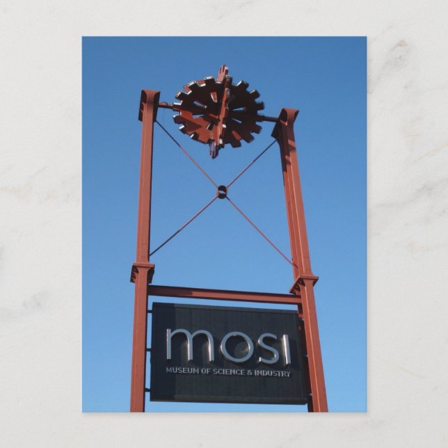 Cartão Postal Cartão-postal MOSI Manchester (Frente)
