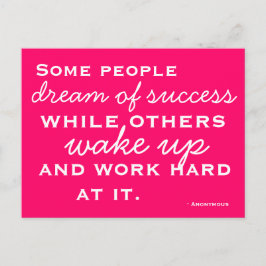 Cartão Postal Cartão-postal motivado e inspirado