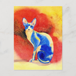 Cartão Postal Cartão-postal nº 1 do Gato Esphynx