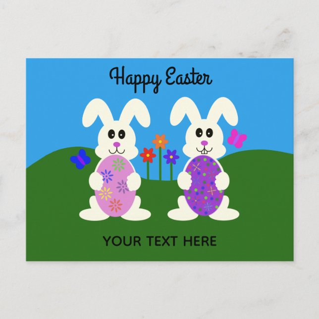 Cartão Postal Cartão-postal nº 5 da Páscoa (Frente)