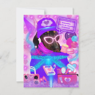 Cartão Postal Cartão-postal Namorada surpreendente