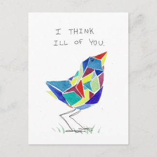 Cartão Postal Cartão-postal não satisfeito
