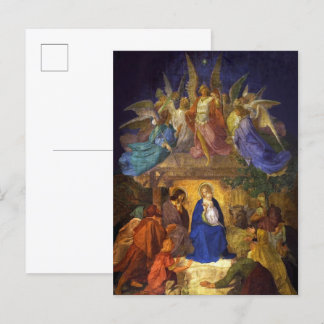 Cartão Postal Cartão-postal Natal Natividade Religiosa Católica