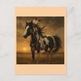Cartão Postal Cartão-postal Nativo Americano de Pintura - Koko