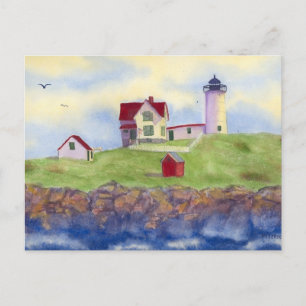 Cartão Postal Cartão-postal New Light House York Maine