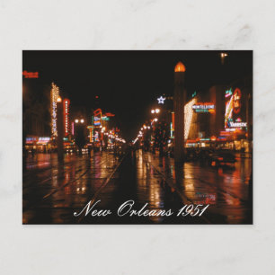Cartão Postal Cartão-postal New Orleans 1951