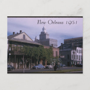 Cartão Postal Cartão-postal New Orleans 1951