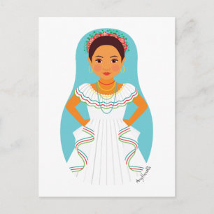 Cartão Postal Cartão-postal Nicarágua Matryoshka